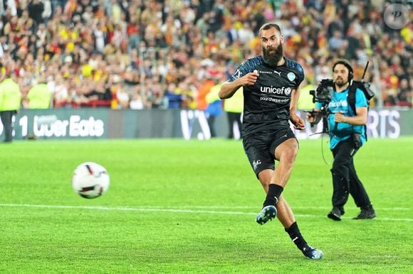 Benoit Paire lors du match amical entre le RC LENS Legendes et l'UNICEF au Stade Bollaert-Delelis le 6 juin 2023 à Lens, France. Photo Sylvain Lefevre/ABACAPRESS.COM