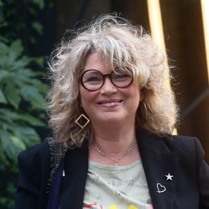 Cécile Bois - Arrivées à l'enregistrement de l'émission "Vivement Dimanche" présentée par M. Drucker et qui sera diffusée le 22 octobre 2023 sur France 3 au studio Gabriel à Paris, France, le 17 octobre 2023. © Christophe Clovis/Bestimage