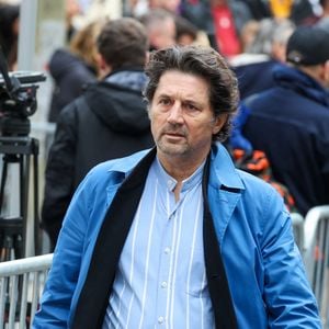 Bruno Madinier - Obsèques de Michel Blanc en l'église Saint-Eustache à Paris, le 10 octobre 2024. © Moreau / Jacovides / Bestimage