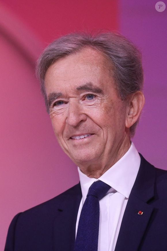 Bernard Arnault, président-directeur général du groupe LVMH, durant un débat au salon Viva Technology (VivaTech 2023) au Paris Expo Porte de Versailles à Paris, France, le 15 juin 2023. © Stéphane Lemouton/Bestimage