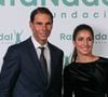 Rafael Nadal, fondateur de Rafa Nadal Foundation et Xisca Perello, directrice générale de  Rafa Nadal Foundation - Rafael Nadal fête le 10 ème anniversaire de son association "RafaNadal Foundation" au Consulat italien à Madrid.