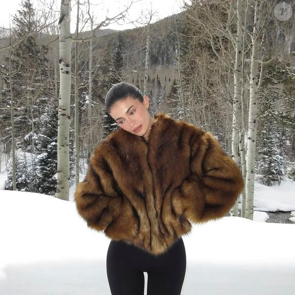 Kylie Jenner sur Instagram, le 1er février 2025. (Photo Press Service / Bestimage).