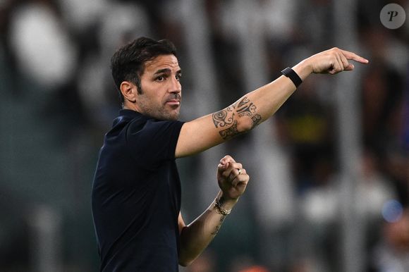 Cesc Fabregas - Match de football entre la Juventus et Côme (3-0) à Turin, le 19 août 2024.  © Image Sport / Panoramic / Bestimage