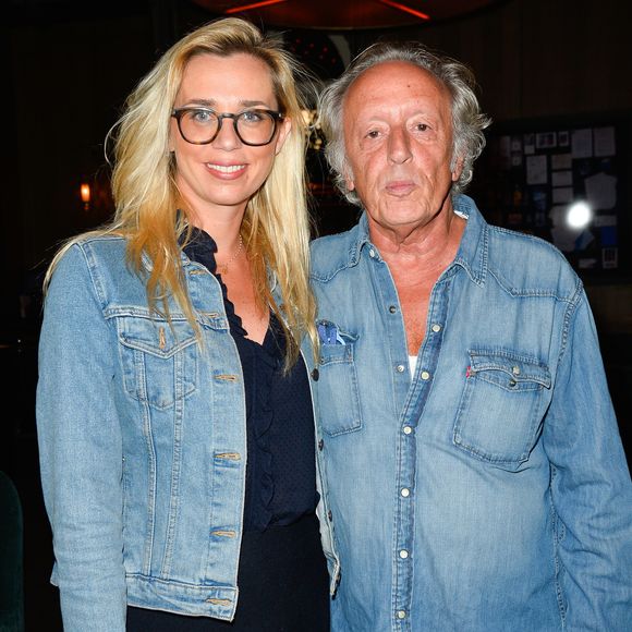 Didier Barbelivien et sa femme Laure - Le réalisateur français C. Lelouch célèbre ses 80 ans au restaurant Victoria à Paris, France. © Coadic Guirec/Bestimage