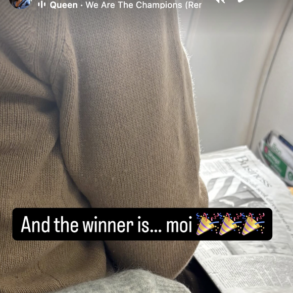 “And the winner is… moi”, triomphe finalement Estelle Denis