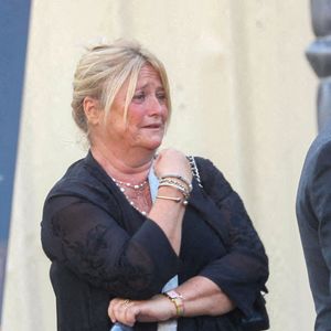 (info : Marine Carrère d'Encausse annonce le décès de son père ) - Marina Carrère d'Encausse (Fille de la défunte) - Obsèques de l'académicienne Hélène Carrère d'Encausse en l'église Saint-Germain-des-Près à Paris. Le 11 août 2023