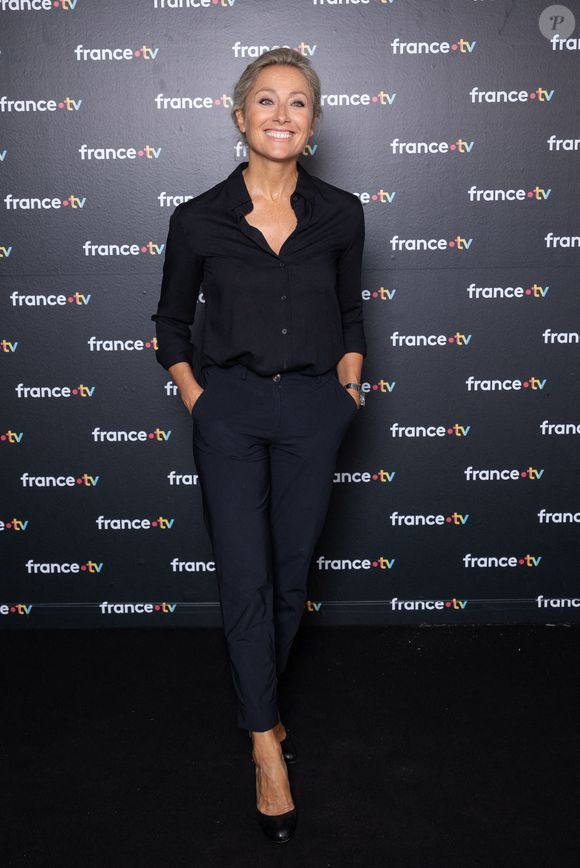 Anne-Sophie Lapix assiste à la conférence de presse de France TV le 04 septembre 2024 à Paris, France. Photo par Nasser Berzane/ABACAPRESS.COM