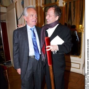 Philippe Labro et Fabrice Luchini au ministère de la culture en 2002
©RINDOFF-GUIREC / BESTIMAGE