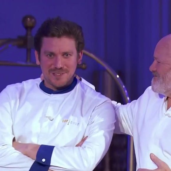 Philippe Etchebest en larmes face à Charles après son élimination de "Top Chef 2025", épisode du 4 juin, sur M6