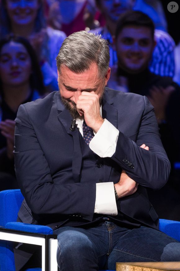 Exclusif - Olivier Minne - Enregistrement de l'émission "La Boîte à secrets 4" à Paris, présentée par F.Bollaert, et diffusée le 10 avril sur France 3. Le 23 janvier 2020