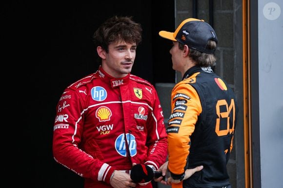 LECLERC Charles (mco), Scuderia Ferrari SF-25, PIASTRI Oscar (aus), McLaren F1 Team MCL39, portrait during the 2025 Formula 1 Belgian Grand Prix, 13th round of the 2025 FIA Formula One World Championship from July 25 to 27, 2025 on the Circuit de Spa-Francorchamps, in Stavelot, Belgium -