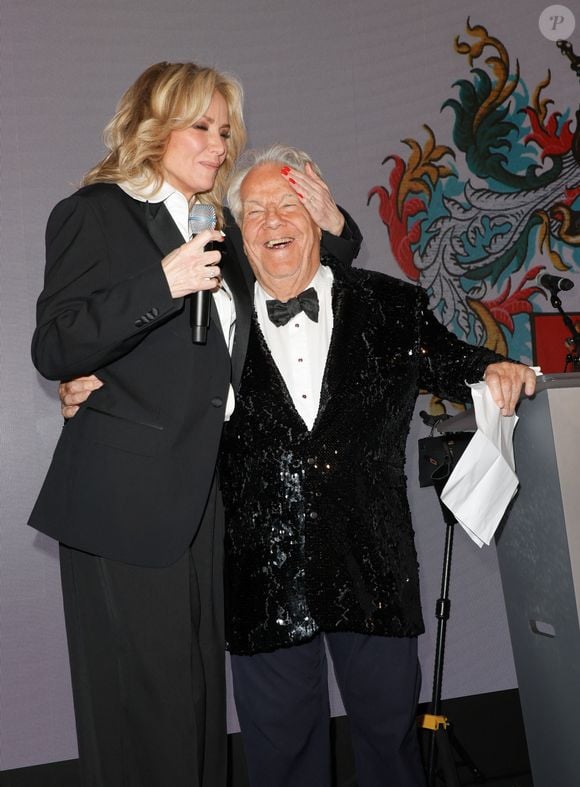 Adriana Karembeu et Massimo Gargia - 47ème édition du Gala "Best Awards" à l'hôtel Four Seasons Hôtel George V à Paris le 28 janvier 2025. © Coadic Guirec/Bestimage