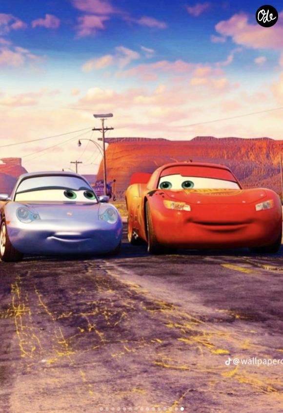 Petit clin d’oeil supplémentaire : la dernière photo du carrousel de Paul Mirabel montre les deux héros du dessin-animé Cars, Flash McQueen et Sally, se regardant amoureusement…

Capture d'écran Instagram