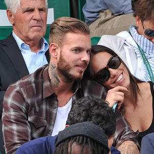 M. Pokora (Matt Pokora) et Scarlett assistent aux Internationaux de France de tennis de Roland Garros à Paris le 2 juin 2014. © Giancarlo Gorassini/Bestimage