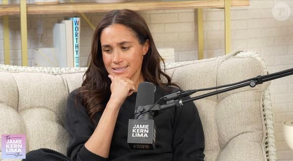 Des mots qui avaient fait polémique et que le frère de William n'a certainement pas oubliés

Meghan Markle au micro de The Jamie Kern Lima Show
© JLPPA / Bestimage