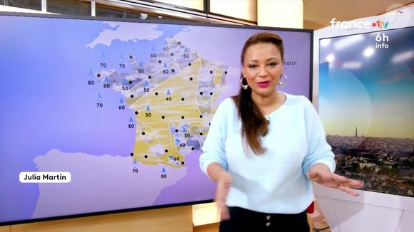 Julia Martin, chroniqueuse dans "Télématin".