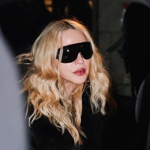 Madonna (auteur-compositeur-interprète et actrice américaine) arrive à la présentation de la nouvelle boutique d'Ann Demeulemeester sur la Via Monte Napoleone. © Alessandro Bremec/IPA via ZUMA Press