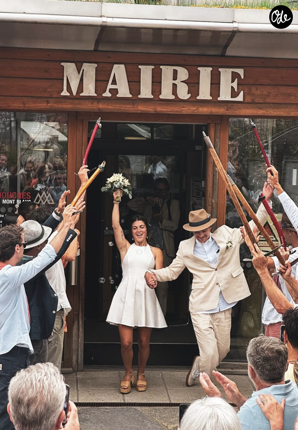 Juliette Willmann à son mariage avec Pierre-Idris Mehdi