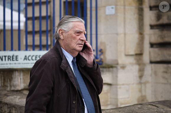 Patrice Duhamel lors de la cérémonie d'enterrement de Jean-Louis Debre à la cathédrale Saint-Louis des Invalides à Paris, France, le 10 mars 2025. Photo par Raphael Lafargue/ABACAPRESS.COM