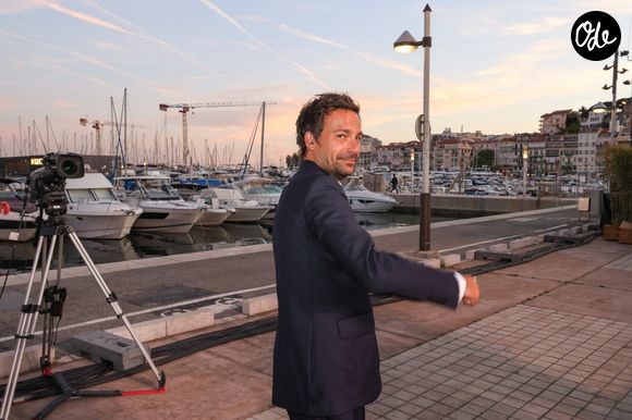 Exclusif - Bertrand Chameroy - Plateau de l'émission "C à vous" lors du 79ème Festival International du Film de Cannes le 21 mai 2026.  © Jack Tribeca / Bestimage