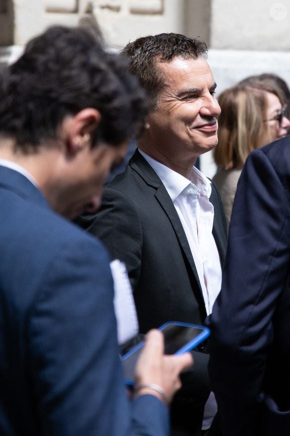 Laurent Luyat Obsèques du journaliste Daniel Bilalian en l'église Saint-Pierre de Neuilly-sur-Seine, France, le 22 mai 2025. © Clovis-Ouahcene/Bestimage