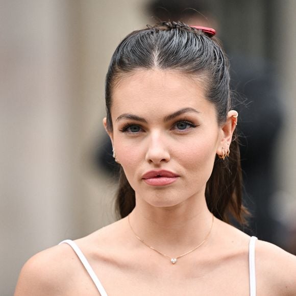 Thylane Blondeau assiste au défilé Miu Miu Womenswear Automne/Hiver 2025-2026 dans le cadre de la semaine de la mode à Paris, le 11 mars 2025. 

Photo : Aurore Marechal / Abaca