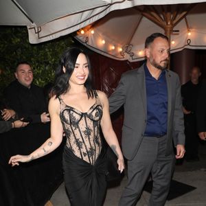 Demi Lovato sort de l'after-party des Grammys qui s'est tenue au Bar Marmont à Los Angeles après la 68ème édition des Grammy Awards. @Backgrid USA / Bestimage