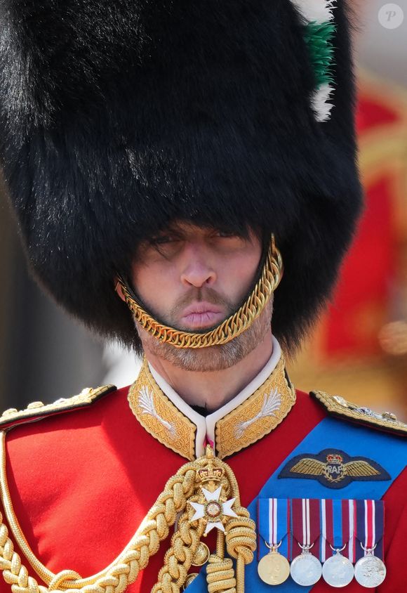 Le prince William lors de la cérémonie Trooping the Colour à Londres, le 14 juin 2025. 
© Jams Whatling / Bestimage