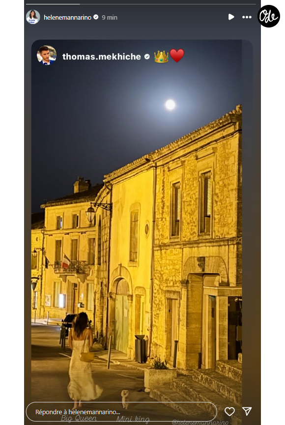Hélène Mannarino photographiée par Thomas Mekhiche pendant leurs vacances.