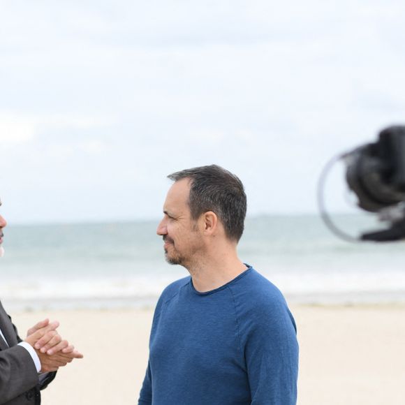 Christophe Barratier, Alexandre Astier - Cérémonie d'ouverture du 8ème Festival du Cinéma et Musique de Film de La Baule le 29 juin 2022. © Rachid Bellak/Bestimage