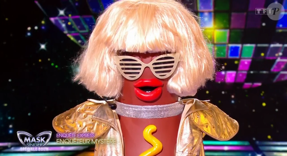 Dans un nouveau prime de Mask Singer

Lady Saucisse dans Mask Singer, capture d'écran TF1