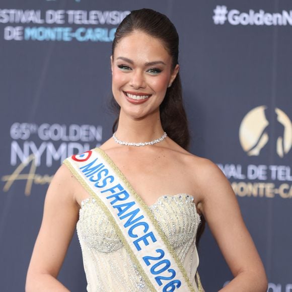 Hinaupoko Devèze, Miss France 2026, lors de la cérémonie de clôture du 65e Festival de télévision de Monte-Carlo, le 16 juin 2026.

© Denis Guignebourg / Bestimage