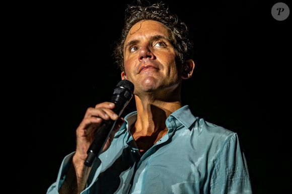 Mika se produit sur scène lors du concert de Mika à Este (PD), Italie, le 22 juillet 2025 Photo by lessio Marini/LiveMedia/IPA/ABACAPRESS.COM