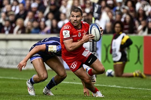 Antoine Dupont (st) - Rugby : Quart de Finale de la Investec Champion Cup "UBB - Toulouse (30-15)" à Bordeaux, le 12 avril 2026. Thierry Breton/PsnewZ/Bestimage