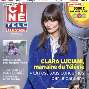 Couverture du nouveau numéro de Ciné Télé Revue