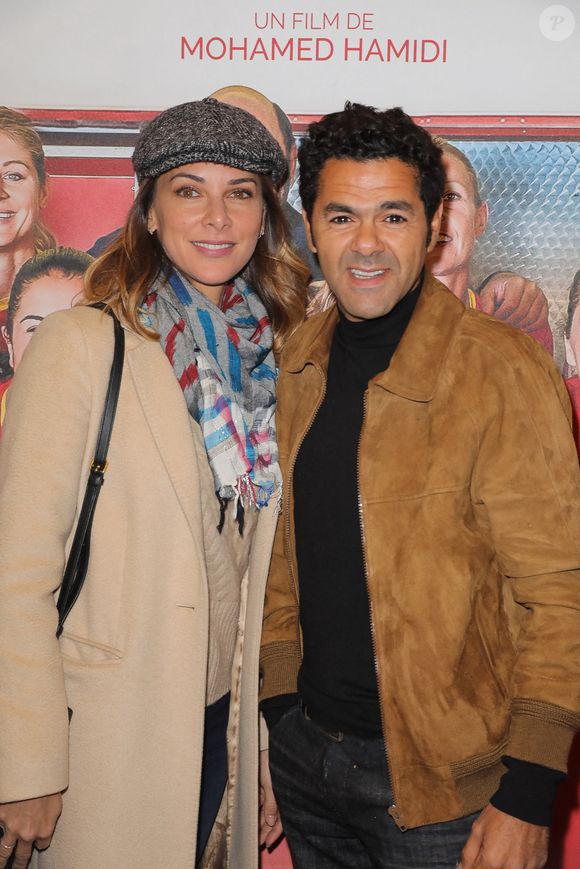 Melissa Theuriau et Jamel Debbouze assistant à la tête de la première d'Une Belle Equipe à Elysees Biarritz à Paris, France, le 3 décembre 2019. Photo by David Boyer/ABACAPRESS.COM