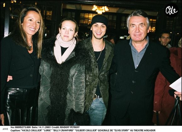 Lorie et Billy Crawford à la générale de "Elvis Story" au Théâtre Mogador le 14/11/2003.

Photo : BERTRAND RINDOFF PETROFF / BESTIMAGE