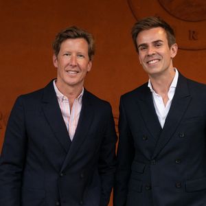 Bruno Loup et Jean-Baptiste Marteau assistent au tournoi de Roland-Garros 2026, le 5 juin 2026 à Paris, en France. Photo de Laurent Zabulon/ABACAPRESS.COM