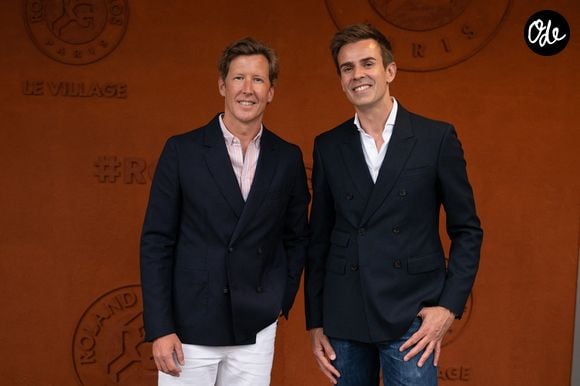 Bruno Loup et Jean-Baptiste Marteau assistent au tournoi de Roland-Garros 2026, le 5 juin 2026 à Paris, en France. Photo de Laurent Zabulon/ABACAPRESS.COM