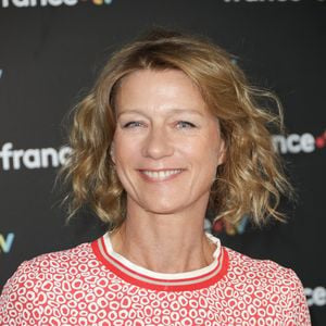 Carole Gaessler au photocall de la conférence de presse de rentrée de France Télévisions à Paris, France, le 4 septembre 2024. © Coadic Guirec/Bestimage
