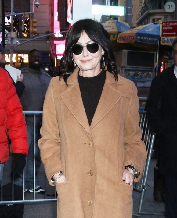Shannen Doherty visits 'Good Morning America' to talk about her current health and cancer diagnosis in New York City, NY, USA on December 6, 2023. Photo by Roger Wong/INSTARImages/ABACAPRESS.COM
