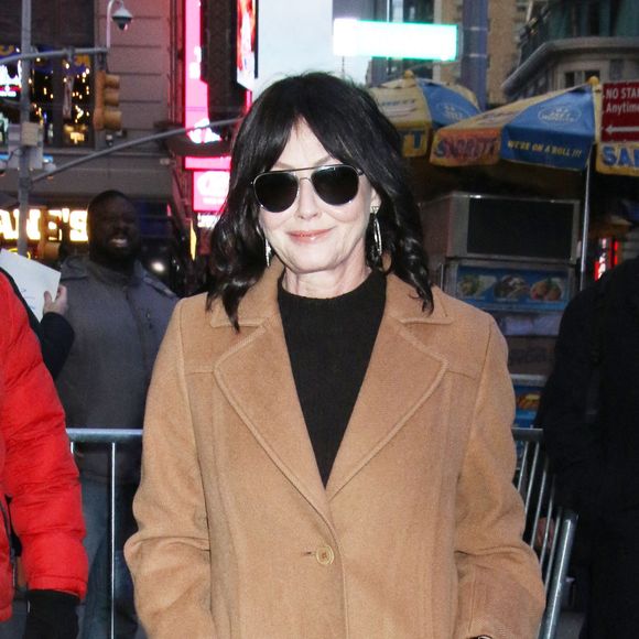 Shannen Doherty visits 'Good Morning America' to talk about her current health and cancer diagnosis in New York City, NY, USA on December 6, 2023. Photo by Roger Wong/INSTARImages/ABACAPRESS.COM