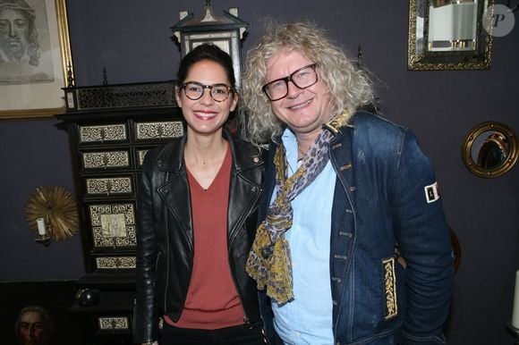 Exclusif - Caroline Pons, Pierre-Jean Chalençon - 99ème édittion de la 'Foire de Chatou' sur les antiquités et Brocante à Chatou le 29 septembre 2019. © JLPPA/Bestimage