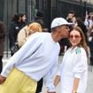 Stromae et sa femme Coralie, couple star au défilé Lacoste, face à Pierre Niney et Adèle Exarchopoulos