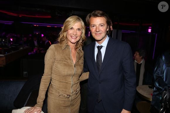 Michele Laroque et son ex-compagnon Francois Baroin lors de l'after party de l'avant premiere de 'Brillantissime' a L'Arc, Paris, France le 15 Janvier 2018. Photo by Jerome Domine/ABACAPRESS.COM