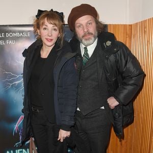 Julie Depardieu et son compagnon Philippe Katerine - Avant première du film "Alien Crystal Palace" au cinéma Beau Regard à Paris le 23 janvier 2019. © Coadic Guirec /Bestimage