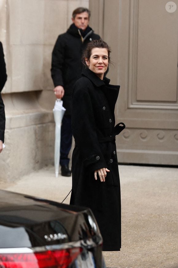 Charlotte Casiraghi - Les célébrités au défilé Chanel 2 "Collection Haute Couture Printemps/Eté 2025" lors de la Fashion Week de Paris (PFW), le 28 janvier 2025 Christophe Clovis / Bestimage