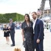 l'ancienne Miss France Camille Cerf (ambassadrice Jumping 2022) et son compagnon Theo Fleury - Prix Saint Laurent Eiffel Challenge CSI5 lors de la 8ème édition du "Longines Paris Eiffel Jumping" au Champ de Mars à Paris le 26 juin 2022.

© JB Autissier / Panoramic / Bestimage