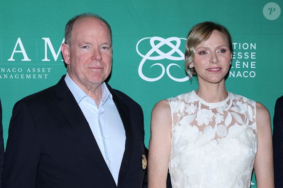 La princesse Charlène de Monaco et le prince Albert II de Monaco assistent à la 4e Coupe Princesse de Monaco le 16 septembre 2025 à Monaco. Photo par Pascal Le Segretain/Pool/ABACAPRESS.COM.  |NO TABLOIDS WEB & PRINT : 4ème Coupe Princesse de Monaco - Monaco