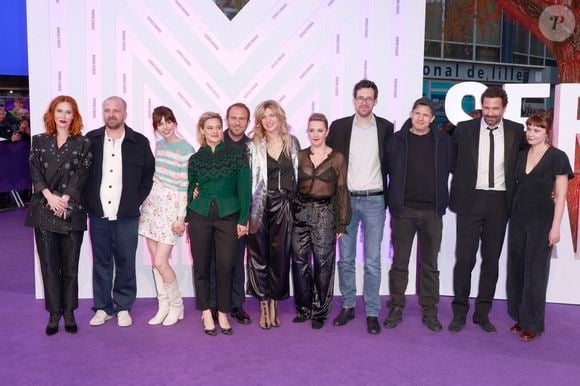 Audrey Fleurot, Mehdi Nebbou et toute l'équipe de la série "HPI"
Le Festival Series Mania, le festival international des séries à Lille, vendredi 28 mars 2025.
Soirée de clôture et remise des prix. © Christophe Aubert via Bestimage